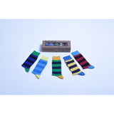 Men's 5-Pair Colorful Striped Socks