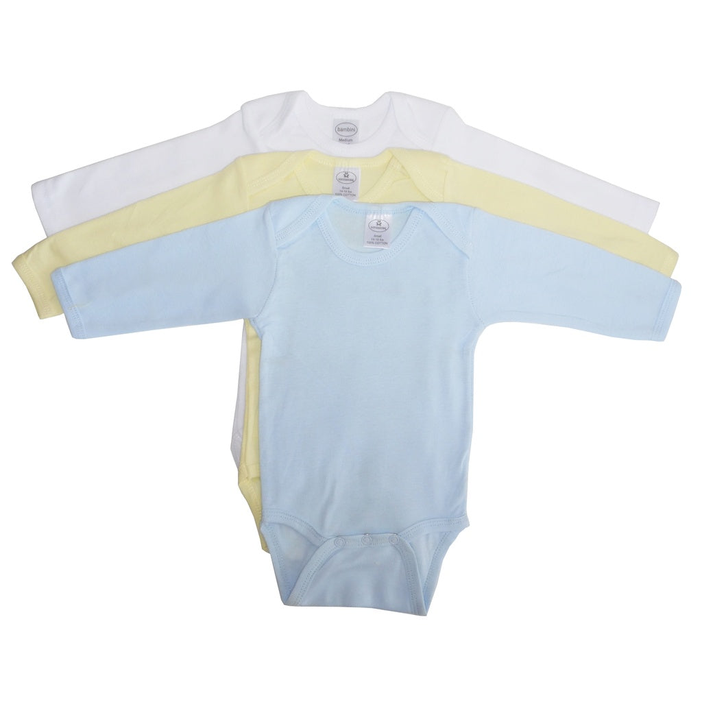 Bambini Boy's Pastel Long Sleeve Onezie