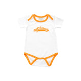 onesie with orange taxi cab