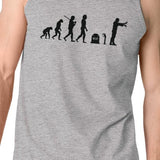 Zombie Evolution Mens Grey Tank Top