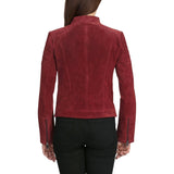 Suede Quilted Moto