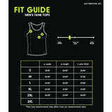Let's Hang Out Bat Mens White Tank Top