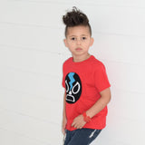 Kids T-shirt - Luchador Negro - Black Mexican Wrestler Toddler Shirt - Lucha Libre