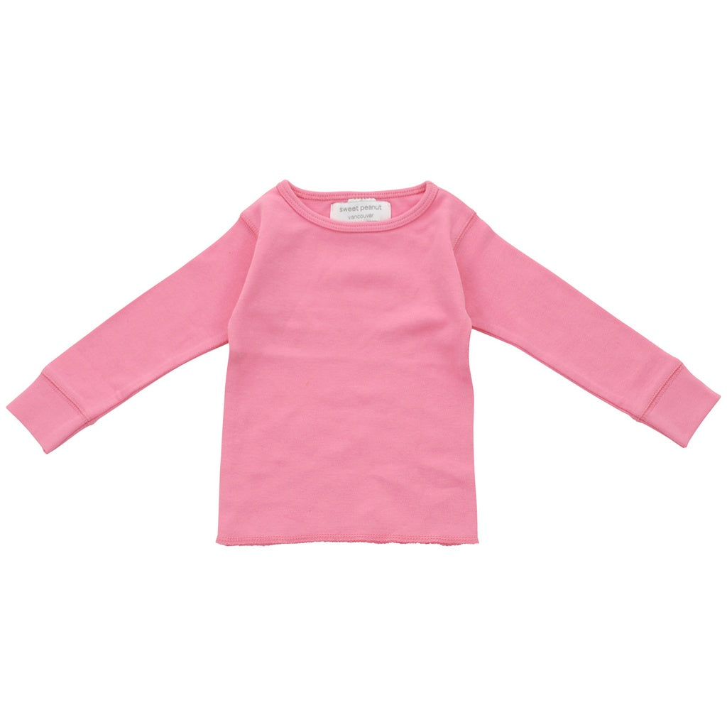 pink long sleeve shirt