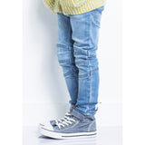 Biker Jeans Light Wash