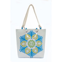 Suzani Teal Large Tote