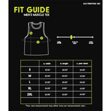 Let's Hang Out Bat Mens White Muscle Top