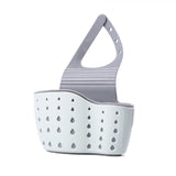 OUOH Useful Suction Cup Sink Shelf Soap Sponge Drain Rack Kitchen Tool Kitchen Sucker Storage Tool