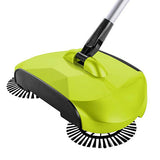 New Hand Push Sweeping Machine Stainless Steel Magic Broom Dustpan Handle Household Cleaning Hard Floor Sweeper Cleaner Tool