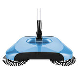 New Hand Push Sweeping Machine Stainless Steel Magic Broom Dustpan Handle Household Cleaning Hard Floor Sweeper Cleaner Tool