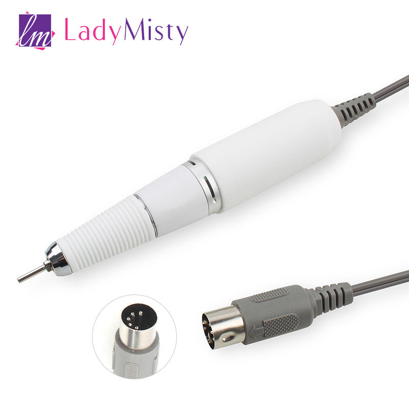 30000RPM 12V Professional Electric Nail Art Drill Pen Pedicure Manicure File Polish Nail Art Tool Stainless Steel Nail Drill Pen