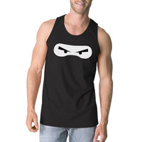 Ninja Eyes Mens Black Tank Top