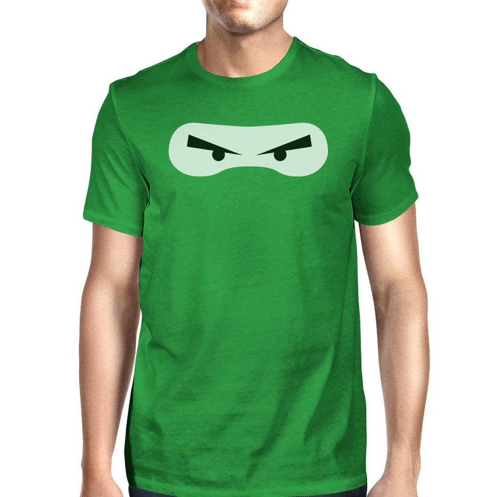 Ninja Eyes Mens Green Shirt