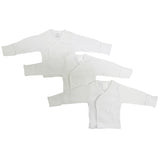 Bambini Long Sleeve Side Snap With Mittens - 3 Pack