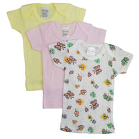 Bambini Girls Printed Short Sleeve Variety Pack
