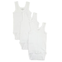 Bambini White Tank Top Onezie