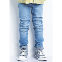Biker Jeans Light Wash