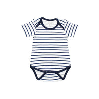 onesie in blue marseille stripe