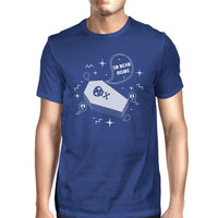 So Dead Inside Coffin Mens Royal Blue Shirt