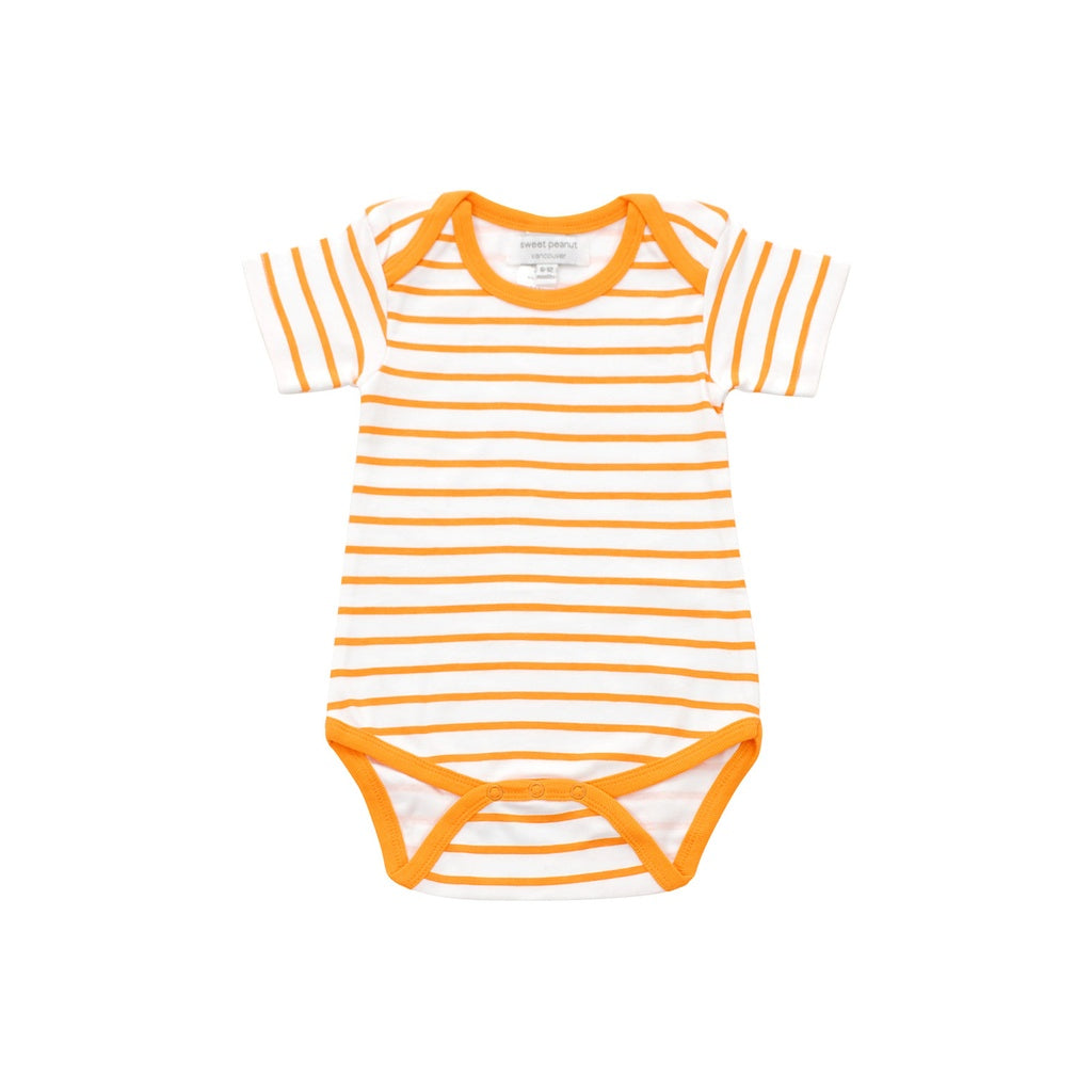 onesie in orange marseille stripe