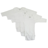 Bambini Long Sleeve White Onezie 3 Pack