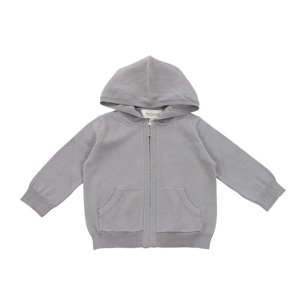 cotton cashmere grey hoodie