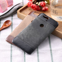 Vintage PU Leather Jean Denim Case For Nexus 6P Nexus 5 Cover Cowboy Man Canvas Hard PC Phone Cases Protector Business Style New