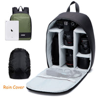 Caden Backpacks Camera Case Shoulders Bags Waterproof Men Women Digital Camera Dslr Army Green Backpack For Canon Nikon DSLR