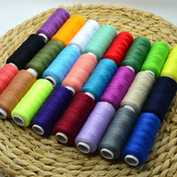 New 24 Spools Set thread Mixed Colors Sewing Polyester All Purpose Sewing Threads Cones Set Abrasion Resistance