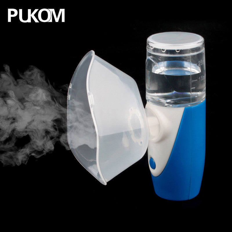 PUKOM Latest Portable Rechargeable Nebulizer Home Health Care Automizer Mini Nebulizer Children Care Handheld Inhale Nebulizer